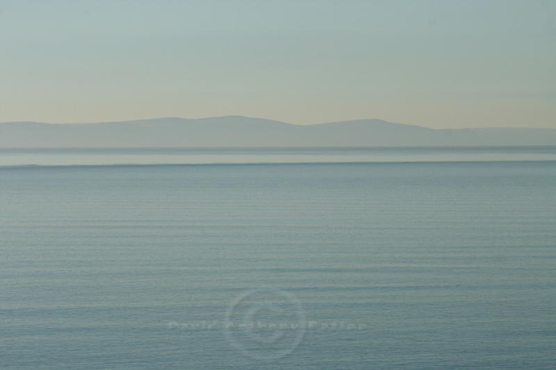 Photo on Canvas of Somerset across Bristol Channel from Ogmore by Sea and Porthcawl Wales