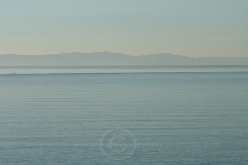 Photo on Canvas of Somerset across Bristol Channel from Ogmore by Sea and Porthcawl Wales