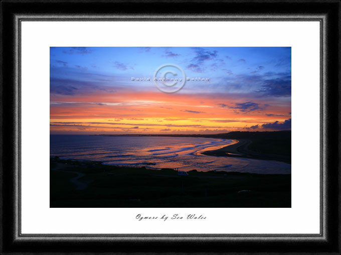 Photos of Sunsets at Ogmore by Sea Wales by David Anthony Batten