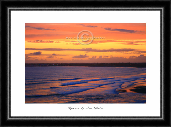 Photos of Sunsets at Ogmore by Sea and Newton Bay Wales by David Anthony Batten