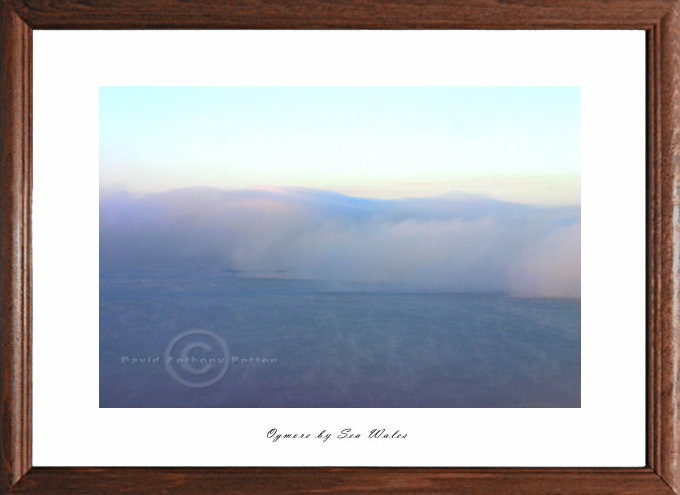 Photo of Sea mist on Tusker Rock Ogmore by Sea Wales UK by David Anthony batten