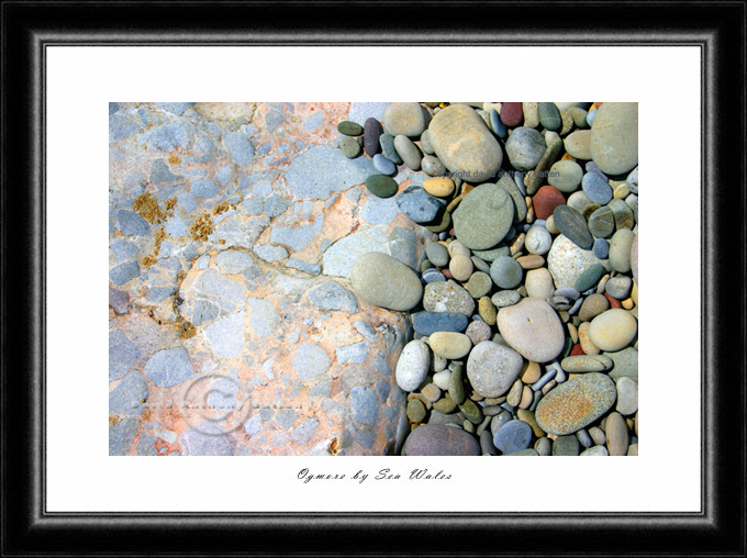 Photograph of Ogmore by Sea UK Wales by David Anthony Batten photo of pebbles by david anthony batten