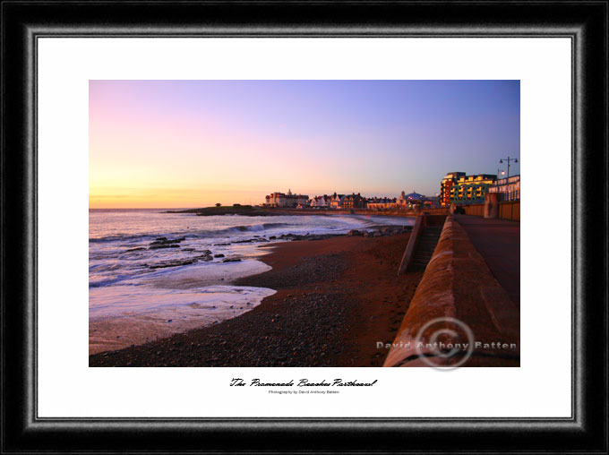 Twilight Photo of Porthcawl Promenade Beaches Wales UK