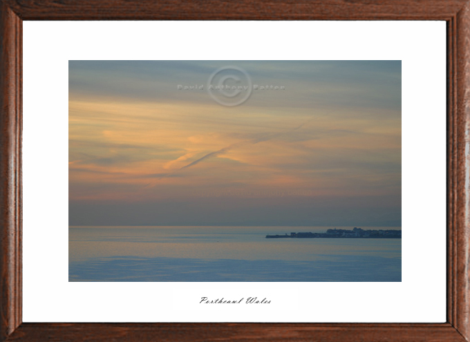 sunset photo of porthcawl wales from ogmore by sea 