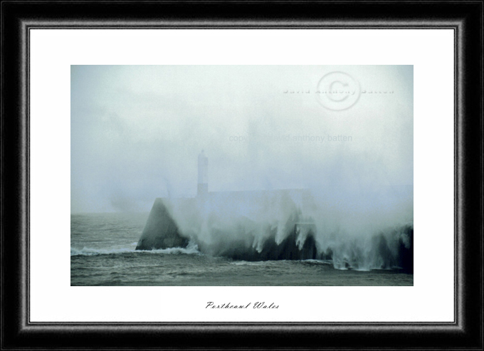 sequence photo of wave breaking over porthcawl pier wales by david anthony batten