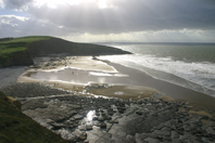 Photo of Southerndown Bay, Link to Photographs of Southerndown  Dunraven Bay photos for sale.
