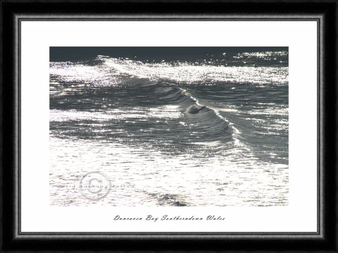 photo of mirror water on southerndown beach