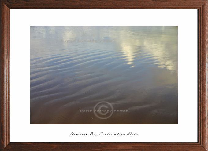 sky reflected on sand at southerndown photo by david anthony batten