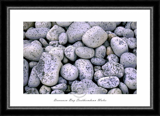 photo of shower on pearley pebble bank at southerndown bay wales by david anthony batten