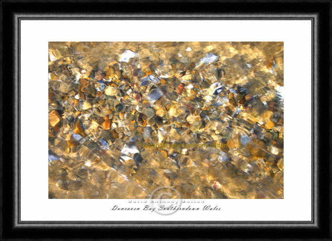 photo of shingle stream at dunraven bay wales by photographer david batten